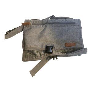 Alatino Diaper Bag On-The-Go Clutch Bag Gray 11"x 8" MISSING Changing Pad